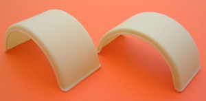 KFS 1/24 半圓 雙輪 擋泥板 2入 (TQ111